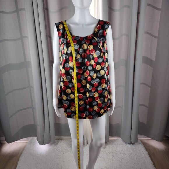 Le Suit Separates Womans Black, Red, Gray, Yellow Sleeveless Blouse Size 2X - Picture 6 of 11